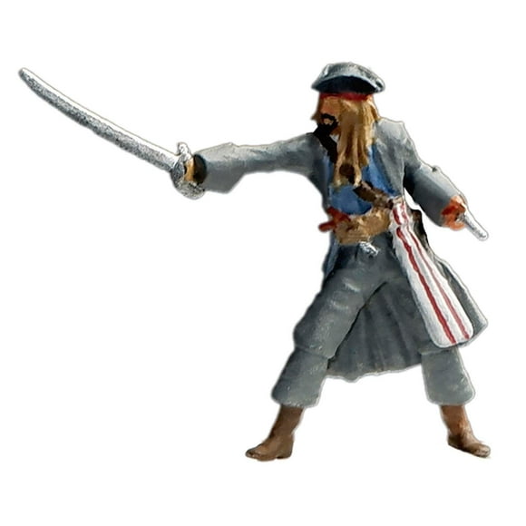 ziyahi 1/64 Pirate Action Figures Fun Pirate Toy Cool Pirate for Girls Kids Ages 5+ Raise the knife Raise the knife 2.8cm