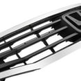 thumbnail image 5 of PIT66 Front Upper Bumper Grille Grill Fit for Honda Accord 2008-2010 Chrome & Black, 5 of 9
