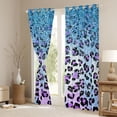 thumbnail image 3 of Manfei Boys Girls Abstract Leopard Print Curtains Pack of 2 (42x84 Each),Gradient Cheetah Print Curtains Blackout,Ombre Bling Glitter Bedroom Curtains,Microfiber Bedroom Decor, 3 of 6