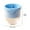 Blue, variant on 3PCS Round Ice Cube Molds,Large Ice Ball Tray,Household Spherical Ice Maker,Food Grade Easy to Demould Safe Durable Ice Ball Maker Mold for Whiskey & Cocktails