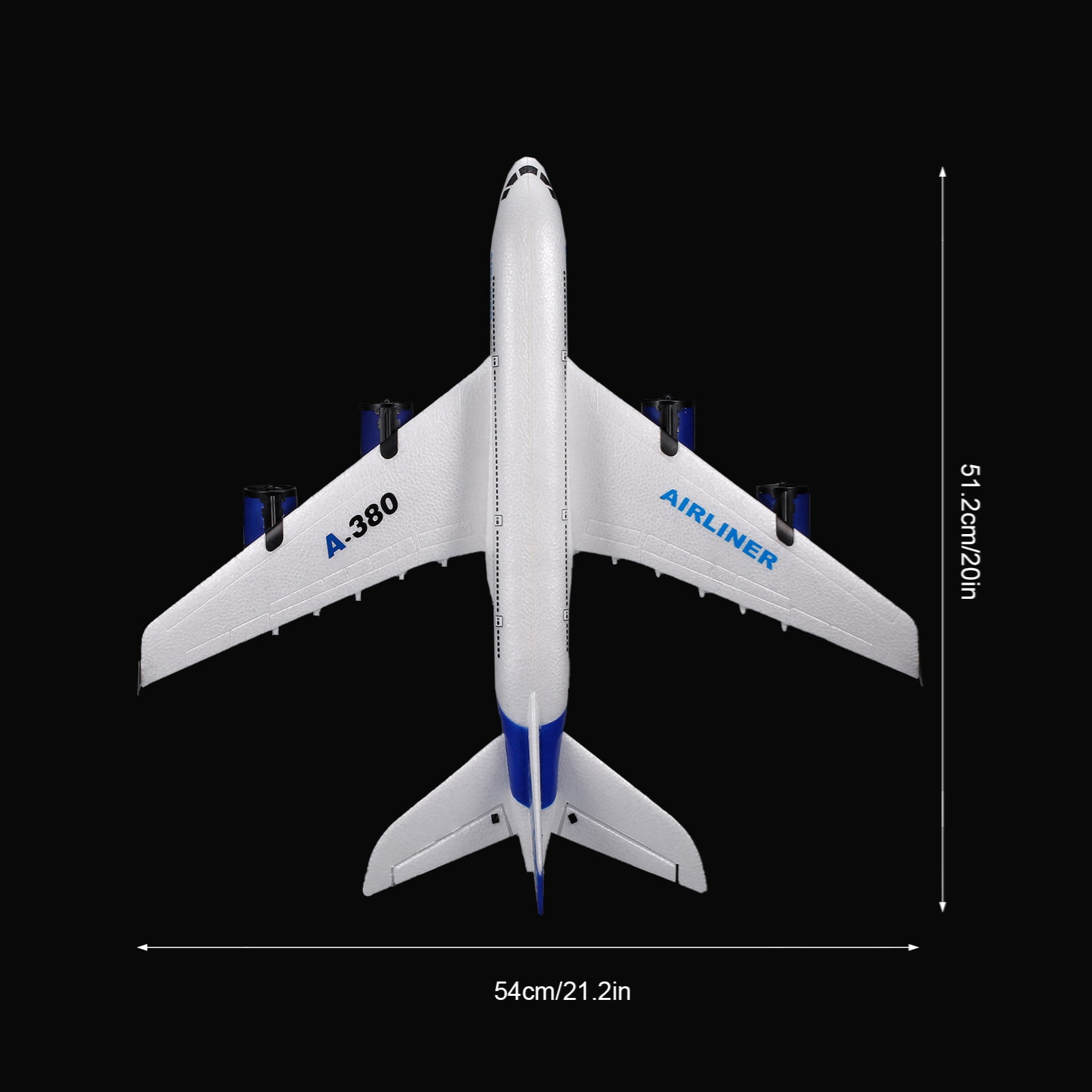 Airplane RC Airplane 2.4G Three Channel 360 Degree Roll Remote Control Flying Aircraft For Beginner