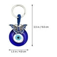 thumbnail image 3 of MasteelfCA 2 Pcs Creative Evil Eye Key Chain Fashion Bag Hanging Pendant Practical Key Ring, 3 of 7