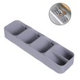 thumbnail image 3 of Bolsa organizadora grande de lona suave para guardar ropa de cama y prendas de vestir, color naranja, 3 of 5