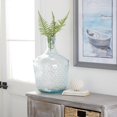 thumbnail image 2 of DecMode 10"W, 17"H Vase en Verre, Bleu, 1 -, 2 of 4