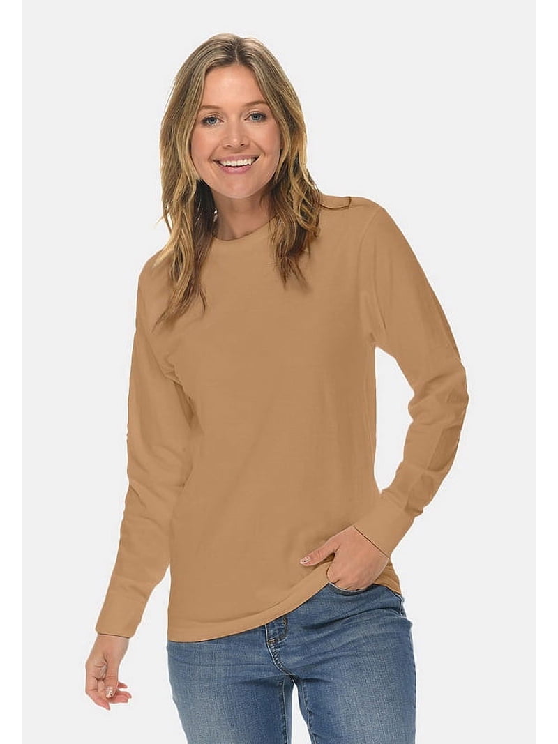 Lane Seven LS15009 Unisex Long Sleeve T-Shirt-Toasted Coconut-XS