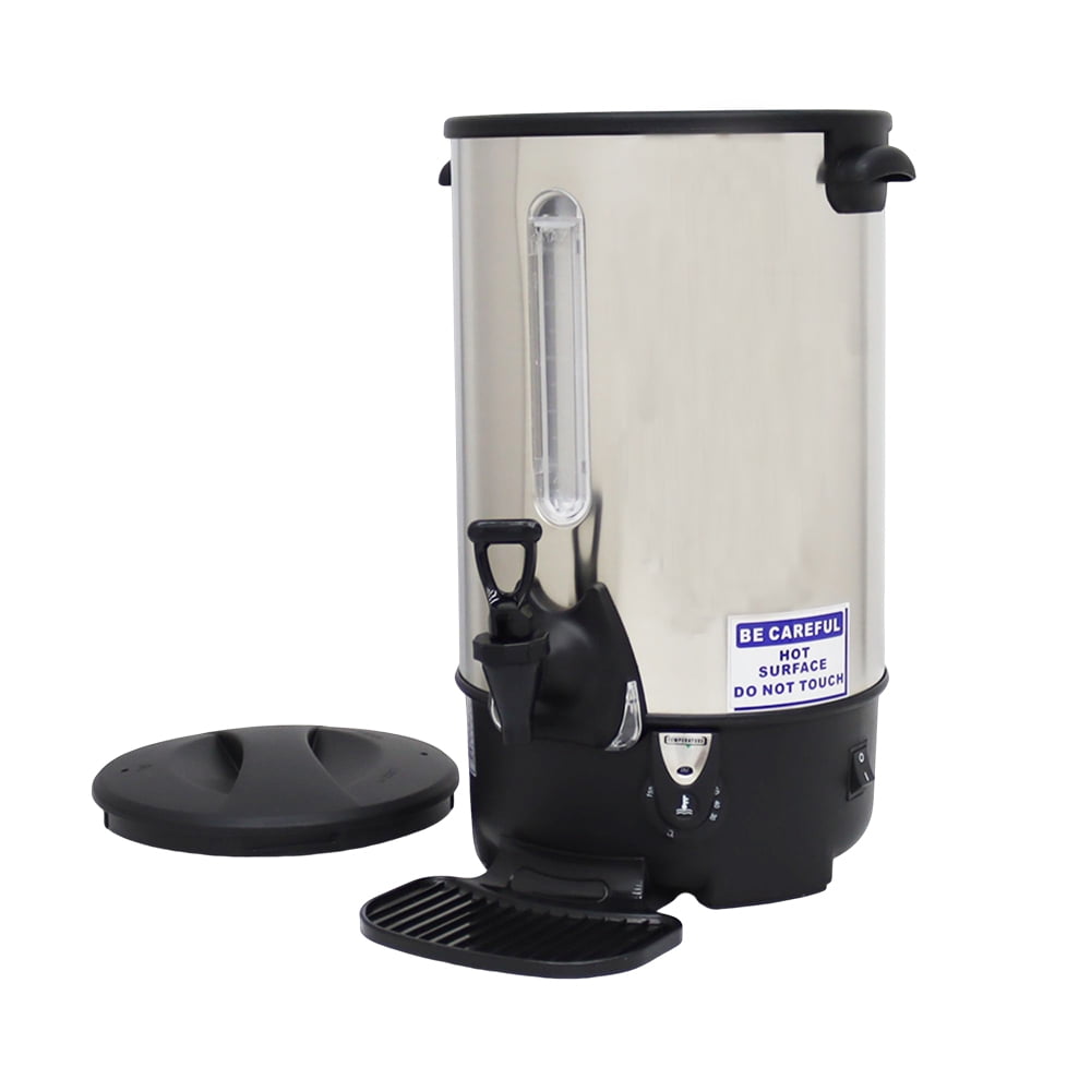 11.6L Electric Hot Water Dispenser Hot Water Kettle Barrel Boiler Coffee Milk Tea Beverage Heat Warmer with Faucet and Temperature Control 110V