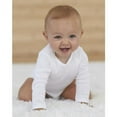 thumbnail image 4 of Gerber Baby Gender Neutral Long Sleeve White Onesies Bodysuits, 6-Pack, Preemie-24 Months, 4 of 8