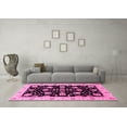 thumbnail image 3 of Ahgly Company Indoor Rectangle Oriental Pink Traditional Area Rugs, 4' x 6', 3 of 4