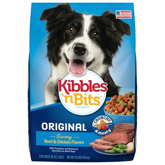 Kibbles 'n Bits Original Savory Beef & Chicken Flavors Dry Dog Food (Various Sizes)