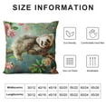 thumbnail image 5 of Nawypu Pillow Cover Sloth Throw Pillow Case Cute Home Decor for Sofa Livingroom Couch Bed Decorative Gift, 5 of 5