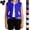 Blue, variant on YOUYEDIAN Kids Sweatsuit Sleeveless Button Down Vest and Casual Solid Color Shorts Set