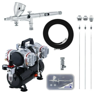 Master Performance G23 Airbrush Kit with Mini Portable TC-22 Compressor,  Air Hose & Case, Bundle - Fry's Food Stores