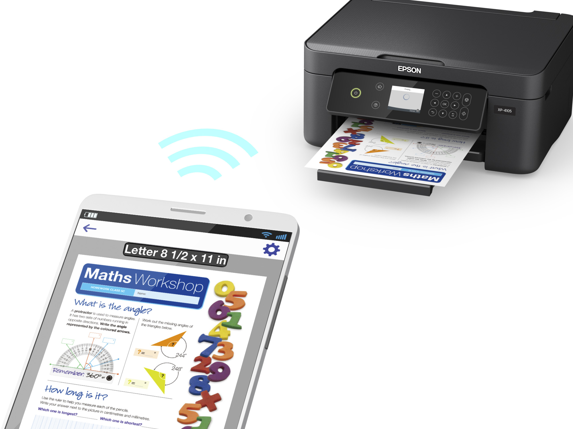 Epson Expression Home XP-4105, Wireless All-in-One Color Inkjet Printer - image 4 of 7