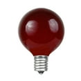 thumbnail image 2 of Novelty Lights Red G40 Globe 5 Watt Incandescent Light Bulbs, 2 of 7