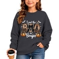 thumbnail image 2 of Gyexs Little Girls Halloween Sweatshirts Crewneck Pullover, Daily Wear Relaxed Fit, Festival Outerwear, 2 of 5