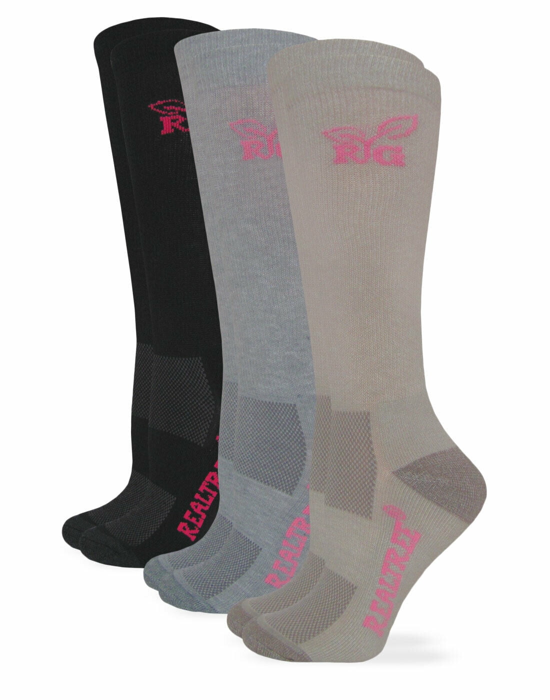 Realtree Women's Mid Calf Socks Gift Box 3-Pair Pack