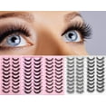 thumbnail image 4 of 5d , Cat-short , Supernatural Cross Fluffy Soft Reusable Faux ,10 Pairs, 4 of 5