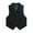 Black, variant on 2-15Y Kids Toddler Gentleman Dress Suit Vest Boys Formal Host Speech Vest Teen Casual Sleeveless Top