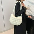 thumbnail image 6 of Aellinatey Fashionable Quilted Shoulder Bag for Women Soft Puffer Satchel Crossbody Bag, 6 of 21