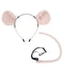 thumbnail image 2 of Accesorios para disfraces Yuyangstore Ratones Orejas y Cola Juego 2 piezas Rosa, 2 of 8