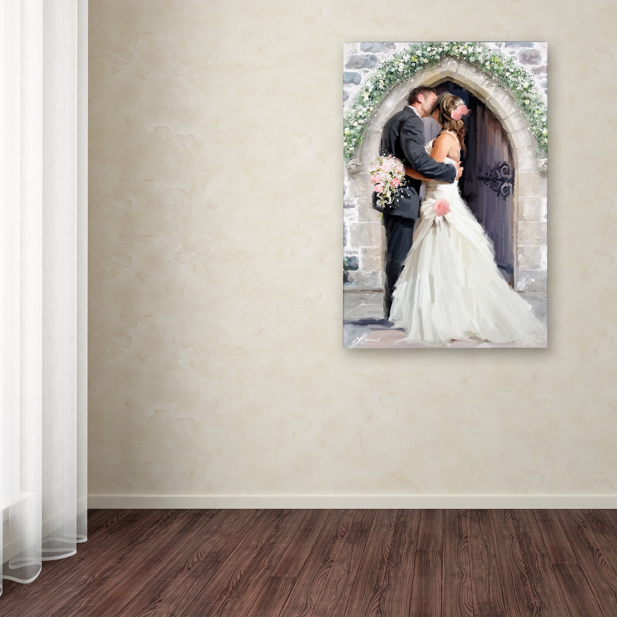 The Macneil Studio 'Wedding Kiss' Canvas Art