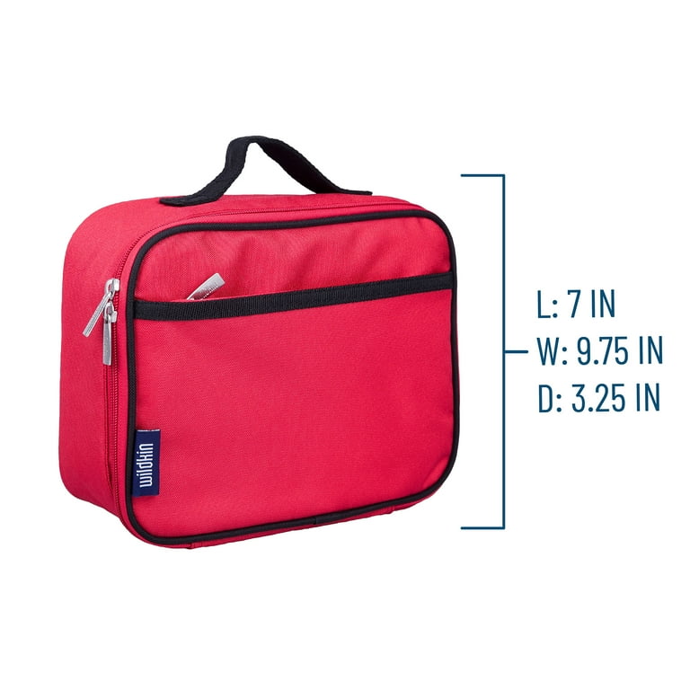 Boys red lunch bag sales