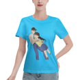 thumbnail image 1 of Women's Basic Short Sleeve T-Shirt Conan and Xiaolan, 1 of 6