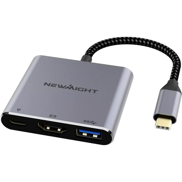Câble HDMI USB-C vers HDMI, prise en charge du câble de mise en