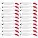 thumbnail image 1 of Señuelos de pesca, 20 piezas de cebo blando, gusanos, señuelos blandos, señuelos de pesca artificiales, rendimiento finamente ajustado, 1 of 8