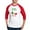 Red/White, variant on CafePress - Mexican Easter Baseball Jersey - Cotton Baseball Jersey, 3/4 Raglan Sleeve Shirt
