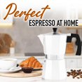 thumbnail image 3 of Moka Pot Espresso Zulay Premium, a prueba de fugas, 540 ml, blanco, 3 of 8
