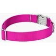 thumbnail image 7 of Country Brook Petz® Premium Nylon Dog Collar and Leash - Fuchsia, Medium, 7 of 7