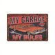 thumbnail image 1 of Pintura de hojalata retro de garaje americano, estilo industrial, fondo de reparación de automóviles, pintura decorativa sin marco para colgar en la pared, 1 of 6