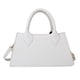 thumbnail image 1 of Bolso de mujer PU cuero patrón de piedra Satchel bolsos bandolera (blanco) Ehuebsd Para Estrenar, 1 of 3