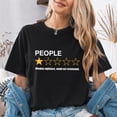 thumbnail image 4 of Jollimate People One Star Rating Shirt, Funny Introvert Graphic Tee, Sarcastic Gift for Women, 4 of 6