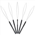 thumbnail image 2 of 100 Uds.Herramienta de Gancho Enhebrador de Bucle de Extensión de Cabello y Herramienta de Cuentas Enhebrador de Bucle Negro para Extensión de Cabello o Extensor de Plumas, 2 of 5