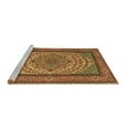 thumbnail image 2 of Ahgly Company Machine Washable Indoor Square Persian Brown Traditional Area Rugs, 3' Square, 2 of 4