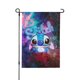 thumbnail image 1 of Bandera de jardín de doble cara con diseño de Stitch, ideal para decoración navideña al aire libre., 1 of 8