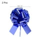 thumbnail image 3 of 2 piezas 12" Lazo Extra Grande de Tirar para Regalos de Navidad, Lazos Metálicos para Regalos de Coche, Azul, 3 of 6