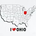 thumbnail image 2 of CafePress - I Love Ohio Infant Bodysuit - Baby Light Bodysuit, Size Newborn - 24 Months, 2 of 4