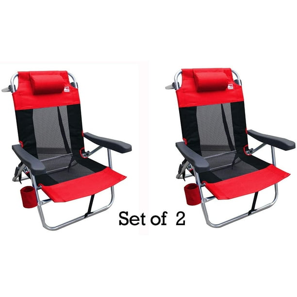 Outdoor Spectator Multi Position Flat Folding Mesh Ultralight Beach Chair 2 Pack Red Walmart Com Outdoor Spectator Multi Position Flat Folding Mesh Ultralight Beach Chair 2 Pack Red Walmart Com