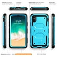 thumbnail image 6 of iPhone X Case, [Armorbox] i-Blason built in [Screen Protector] [Full body] [Heavy Duty Protection] [Kickstand],Iphone X, Blue, 6 of 6