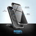 thumbnail image 3 of Funda para teléfono, funda Rebel Belt, iPhone 16e, con clip de funda, 3 of 9