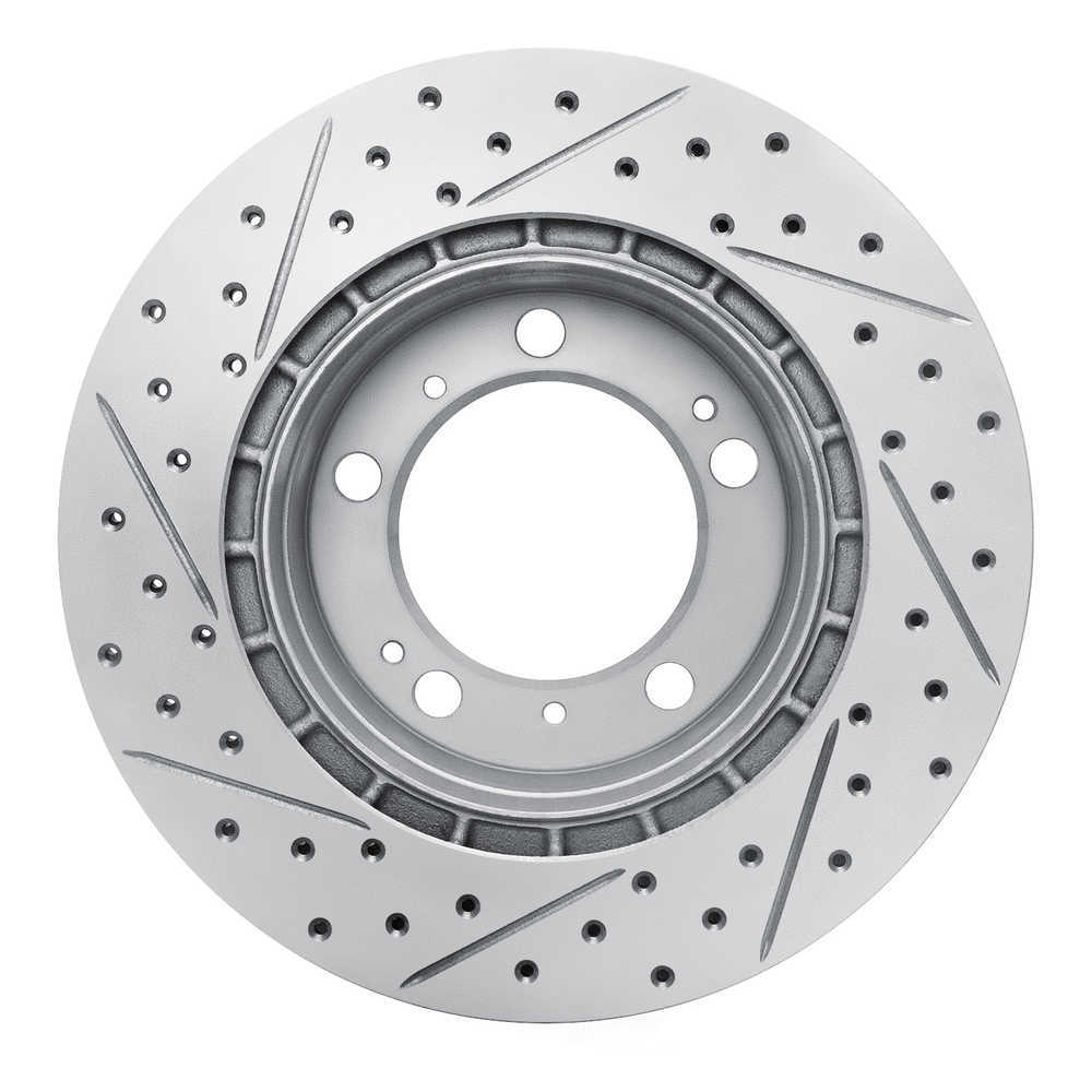 Dynamic Friction Company 830-02029R DFC Geoperformance Rotor - Drilled and Slotted