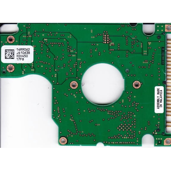HTS548060M9AT00, PN 13G1883, 14R9062 J41063B, Hitachi 60GB IDE 2.5 PCB