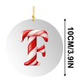 thumbnail image 4 of Ornements d'Alphabet pour Arbre de Noël, 26 Lettres de Canne à Sucre Initiales Pendentif, 26 Lettres Décoration d'Arbre de Noël Pendentif, Décorations Rouges Monogramme Personnalisées pour Cadeaux d'Arbre de Noël Diy, 4 of 5