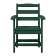 thumbnail image 4 of WestinTrends Ashore Outdoor HDPE Patio Classic Dining Arm Chair, Dark Green, 4 of 9