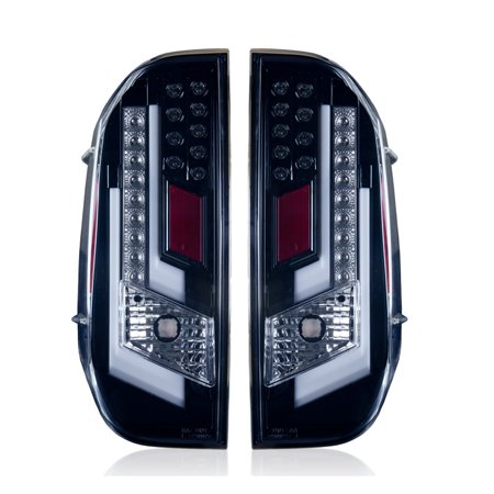 2014 2015 2016 2017 2018 Toyota Tundra led Gloss Black Clear LED Tail Lights (PAIR) - Walmart.com