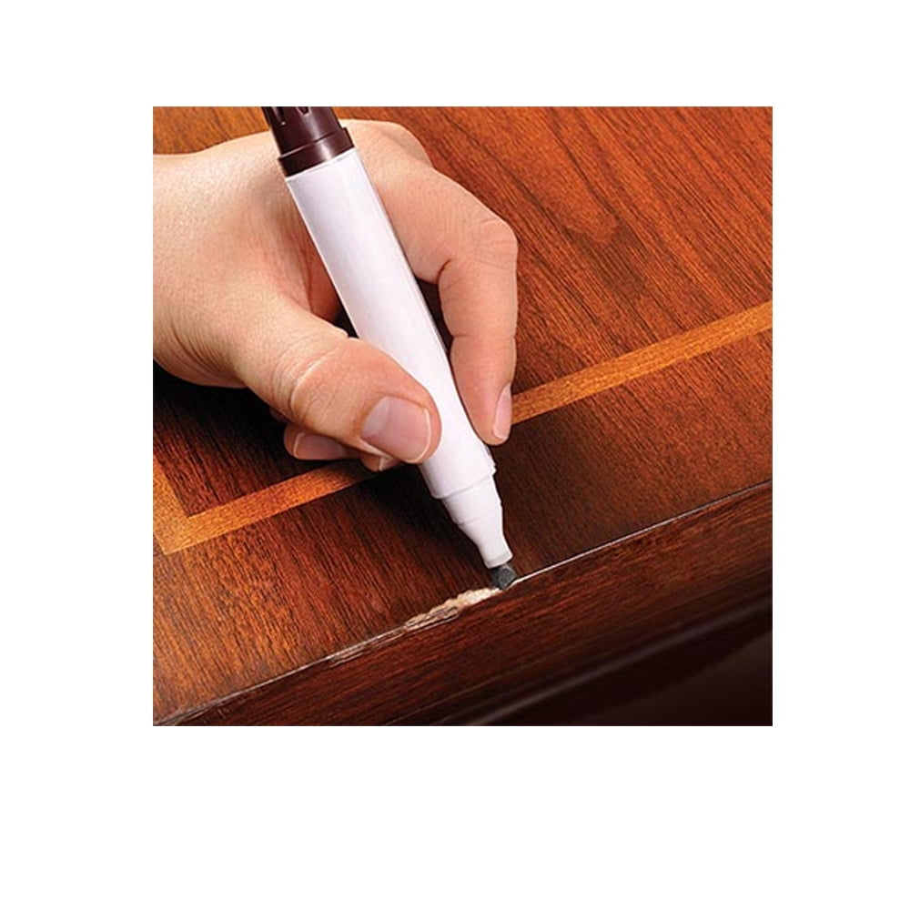 Wood Furniture Touch up 3 MARKER Pen Scratch Brown Wood