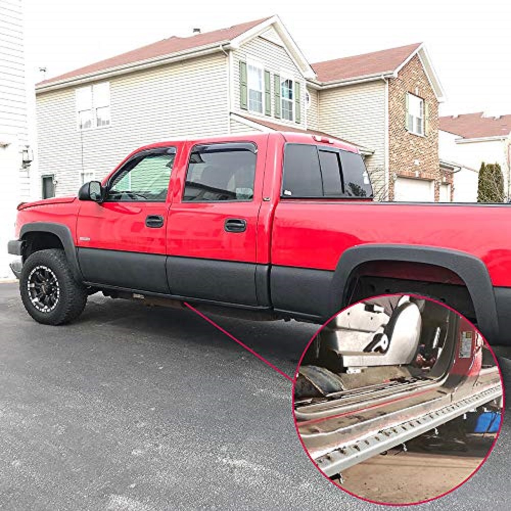 Pair Of Cab Corners (LH & RH) For 2001-2007 Chevy Silverado / GMC Sierra 4-Door Crew Cab